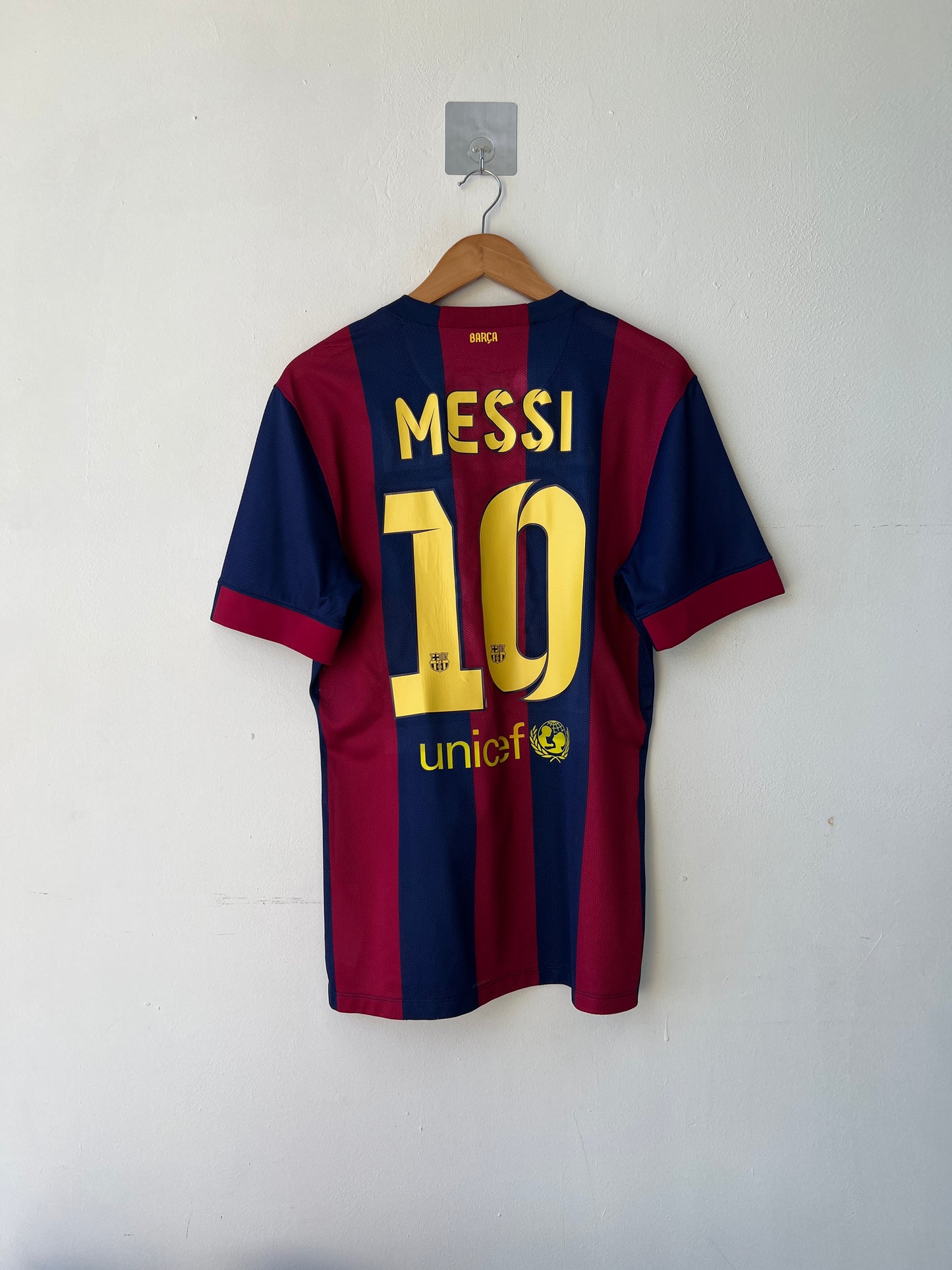 (L) Barcelona 2014-15 Home Player Version Shirt Messi #10