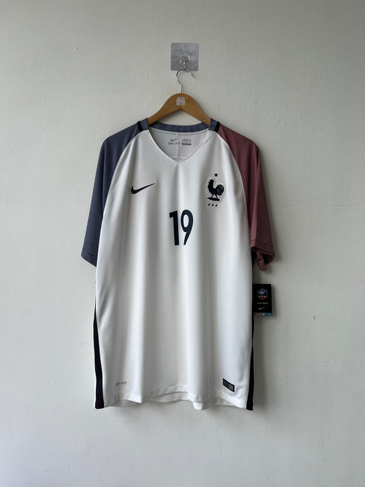 (XL) France 2016-17 Away Shirt Pogba #19 (NEW)