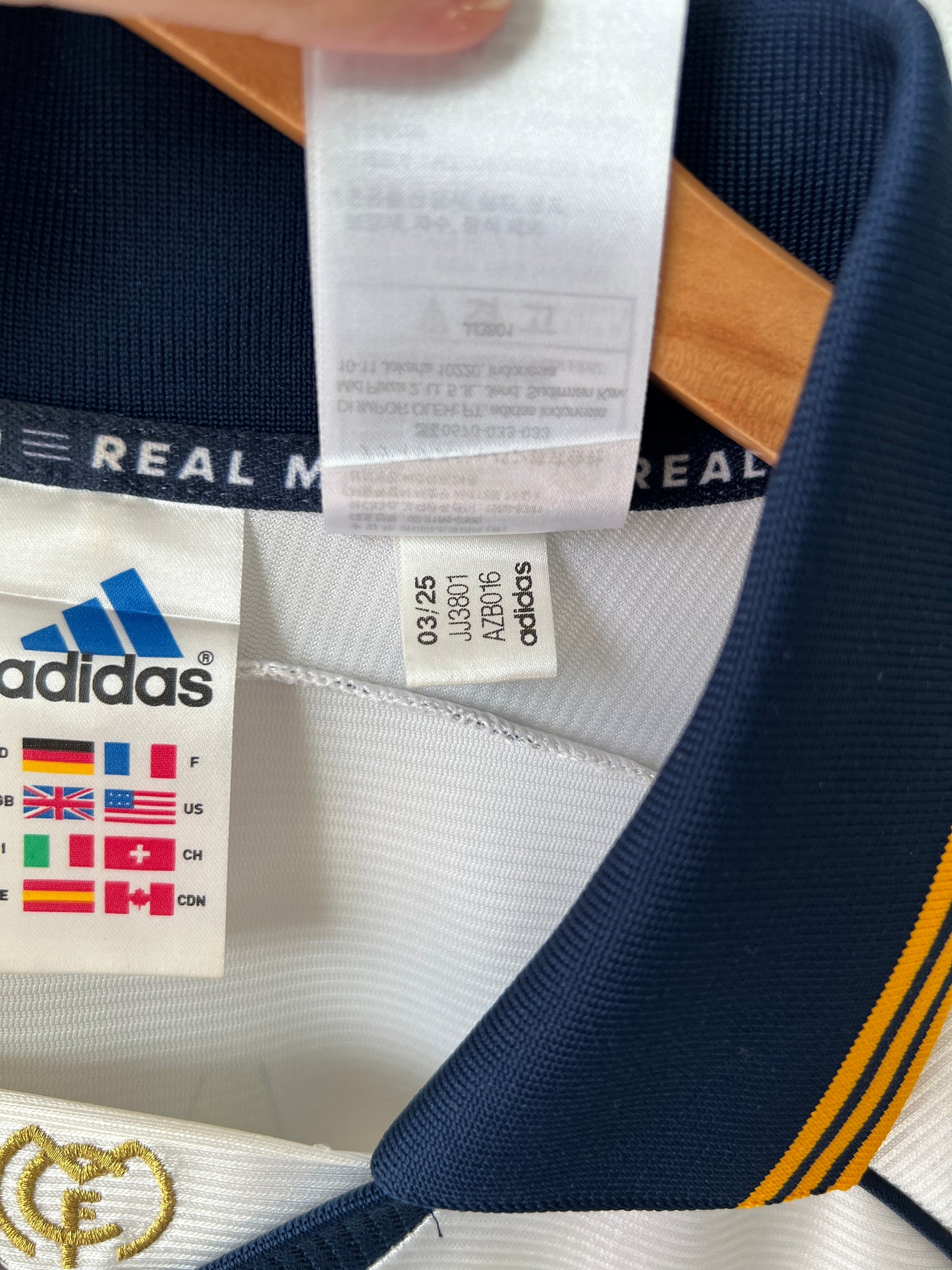 Real Madrid 1999-00 Reissue Home Shirt Raul #7