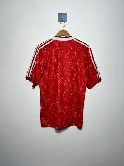 (M fits L) Liverpool 1989-91 Home Shirt