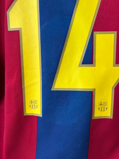 (M) Barcelona 2007-08 Home Shirt Henry #14