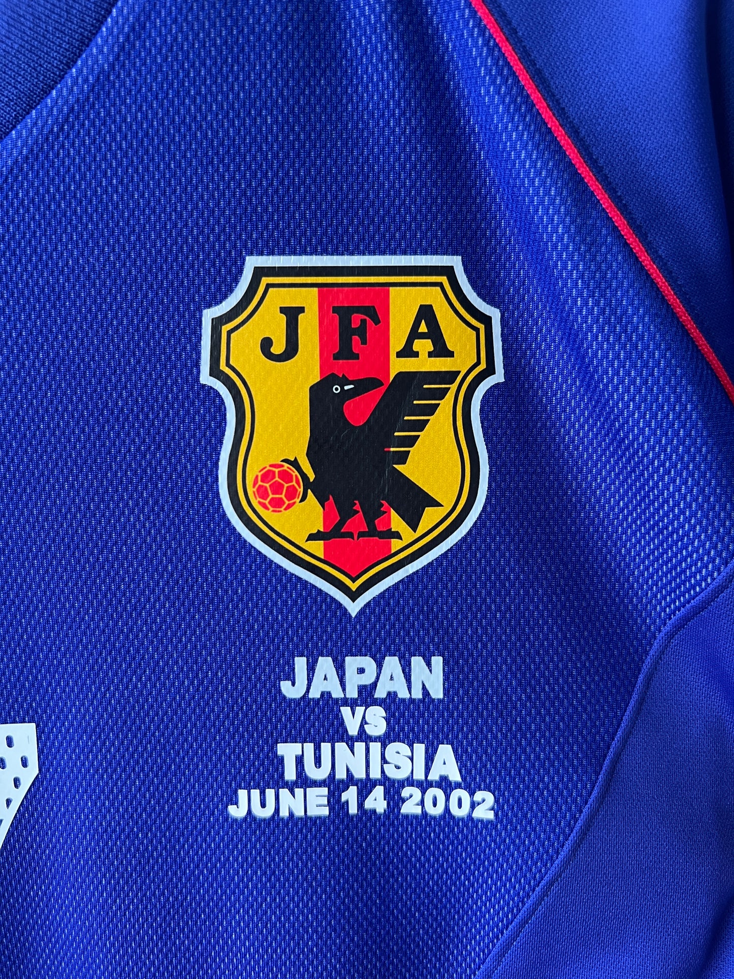 (L) Japan 2002-04 Home Shirt Nakata #7 (MDT Japan vs Tunisia)