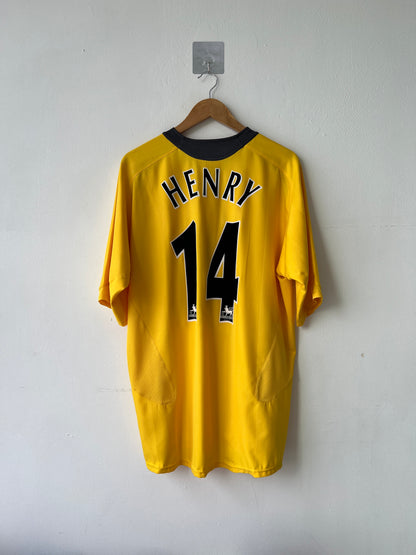 (XL) Arsenal 2005-06 Away Shirt Henry #14