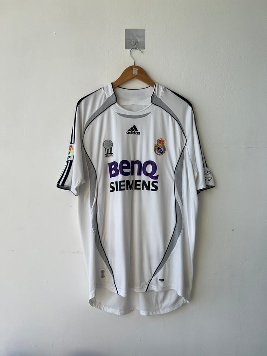 (XL) Real Madrid 2006-07 Home Shirt Beckham #23