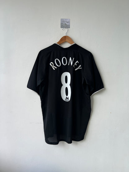 (L) Manchester United 2003-05 Away Shirt Rooney #8 (Stand Up Speak Up)