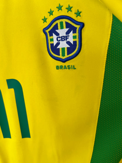 (M) Brazil 2002-04 Home Shirt Ronaldinho #11