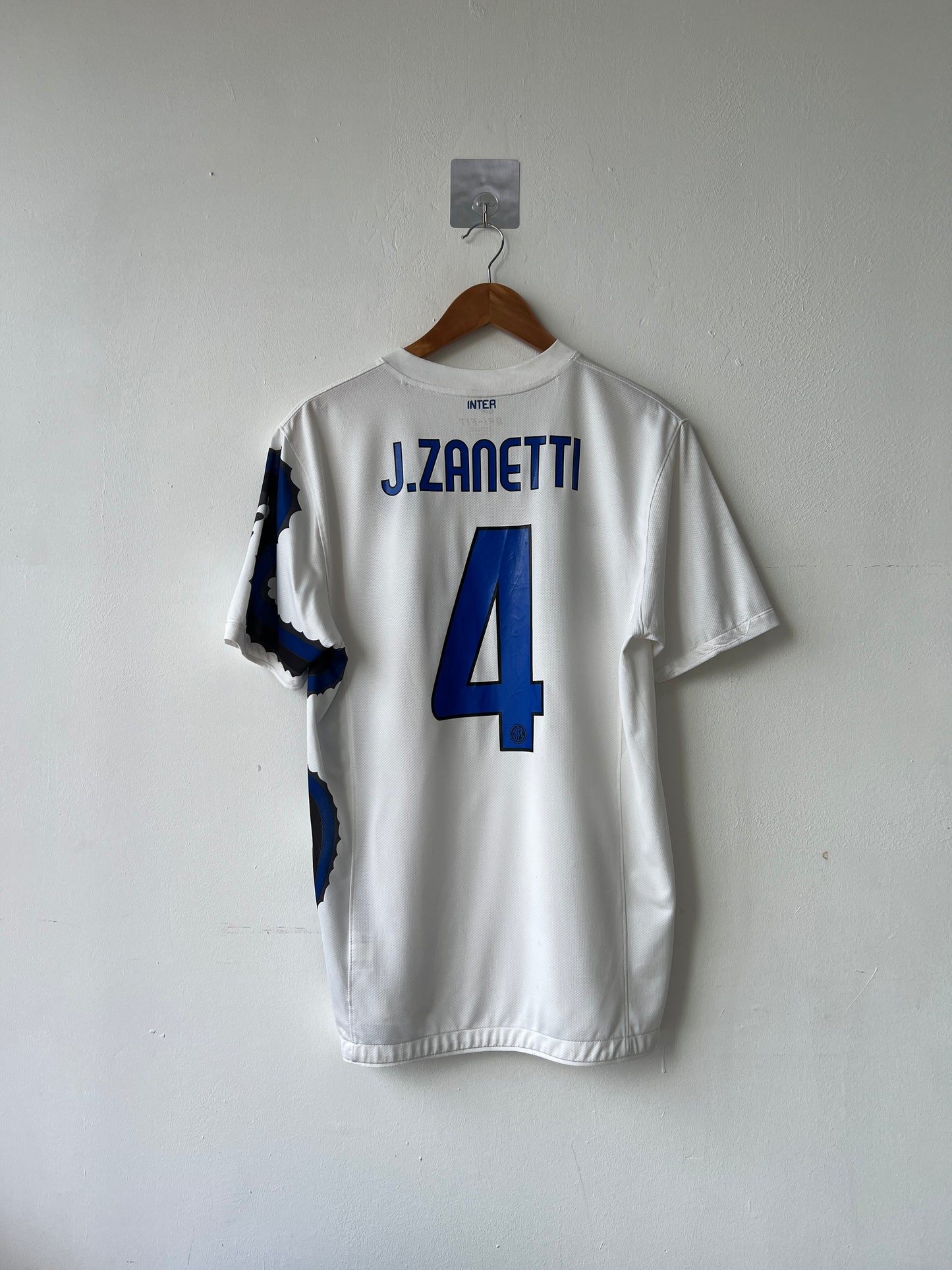 (M) Inter Milan 2010-11 Away Shirt J. Zanetti #4