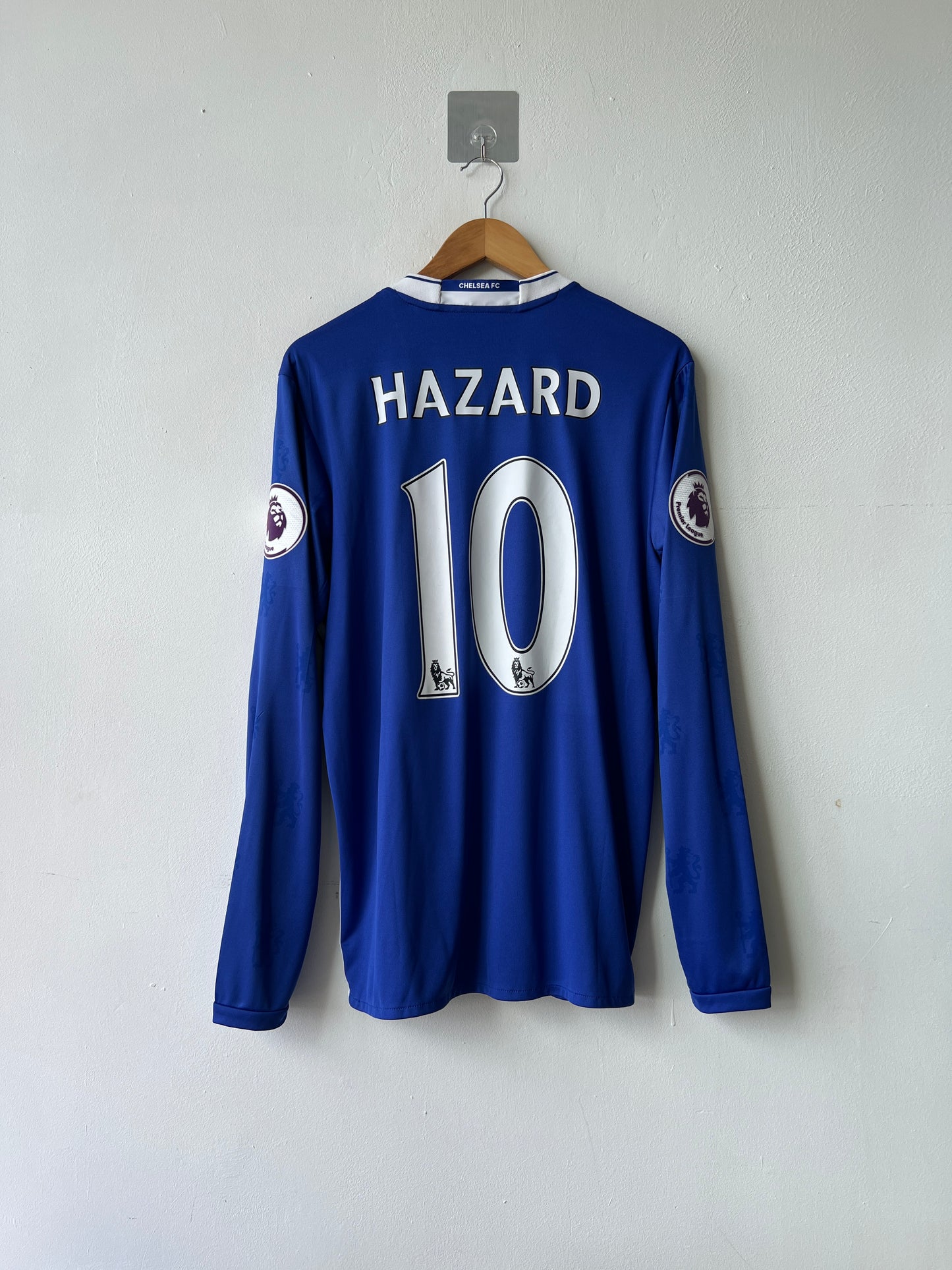 (L) Chelsea 2016-17 Home Long Sleeve Shirt Hazard #10