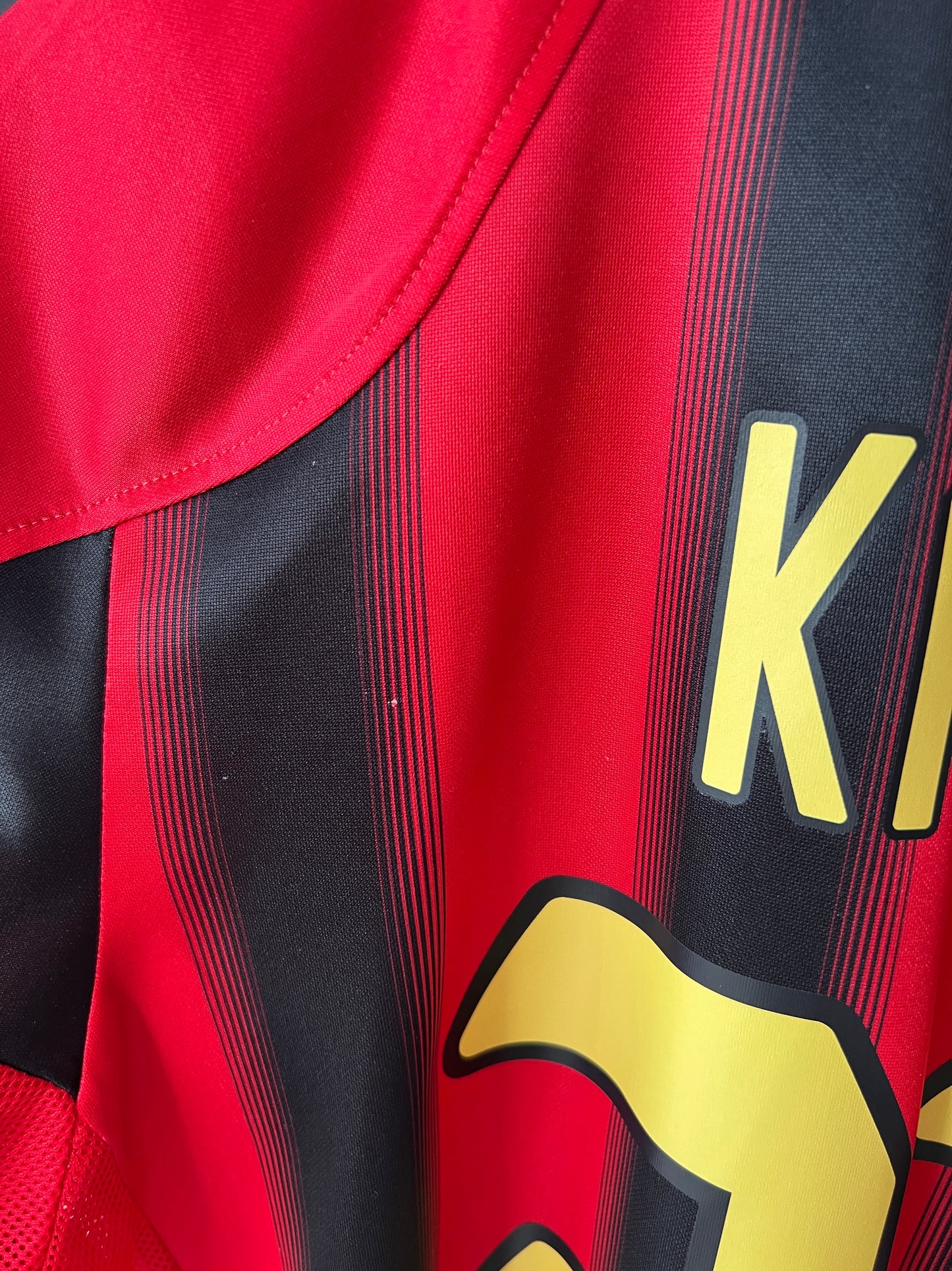 (M) AC Milan 2004-05 Home Long Sleeve Shirt Kaka #22