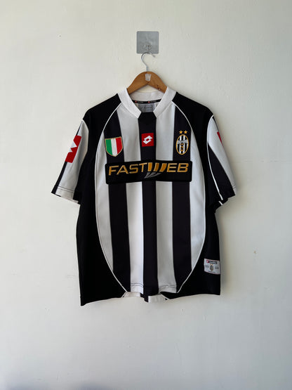 (M fits L) Juventus 2002-03 Home Shirt Del Piero #10