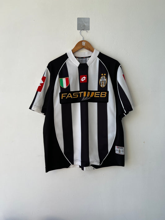 (M fits L) Juventus 2002-03 Home Shirt Del Piero #10
