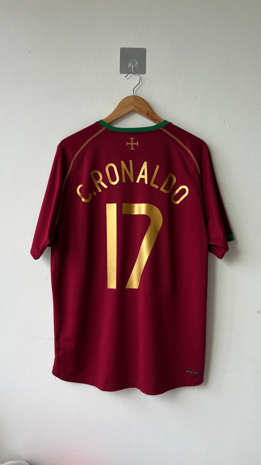 Portugal 2006-08 Home Shirt C. Ronaldo #17 (L)