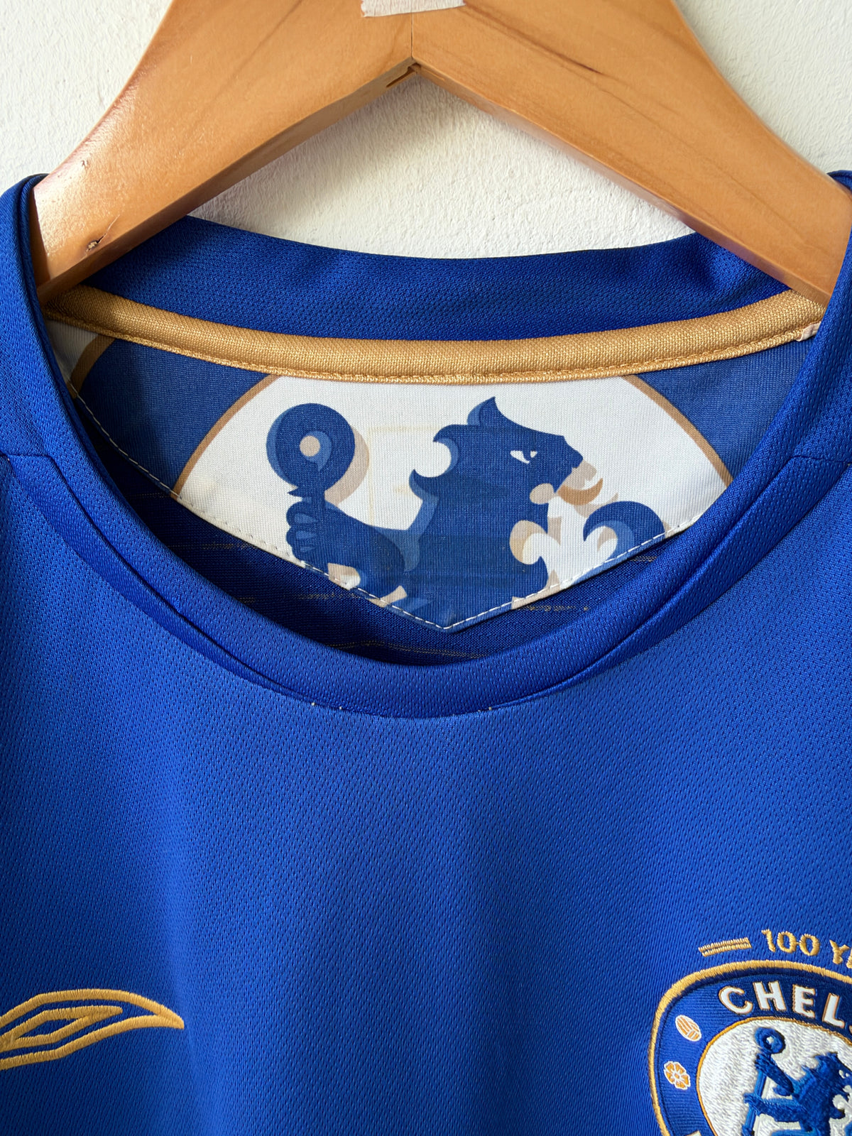 (L) Chelsea 2005-06 Home Long Sleeve Shirt Drogba #15