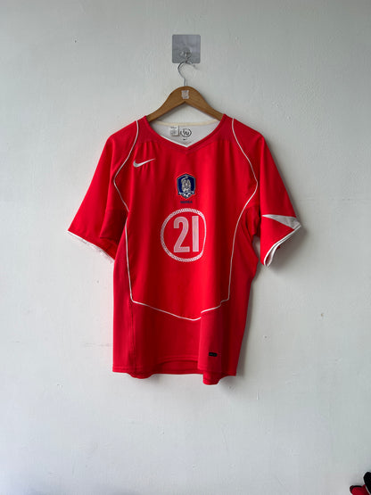 (M) South Korea 2004-06 Home Kit J. S. Park #21