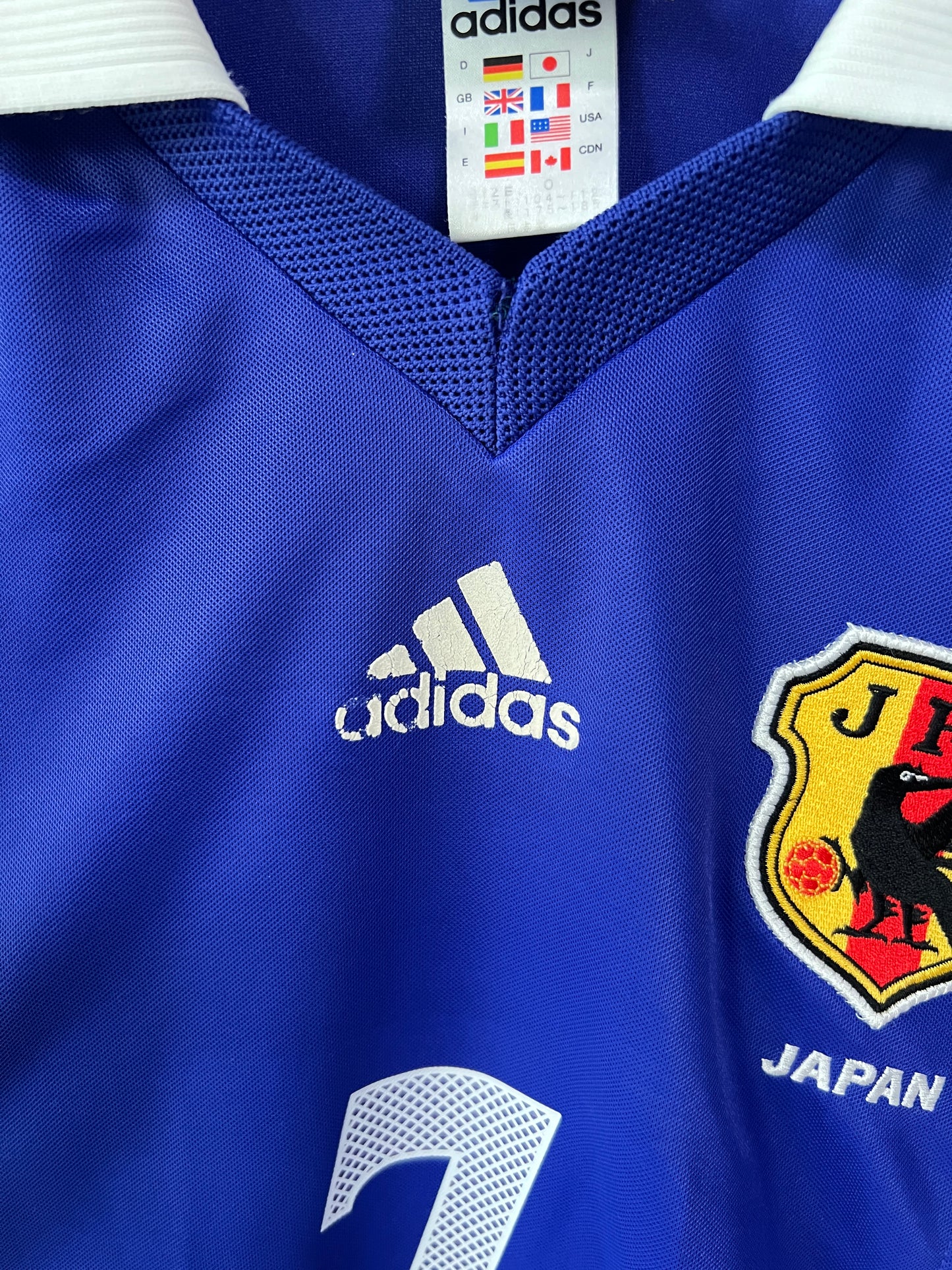 (M fits L) Japan 1999-00 Home Shirt Nakata #7