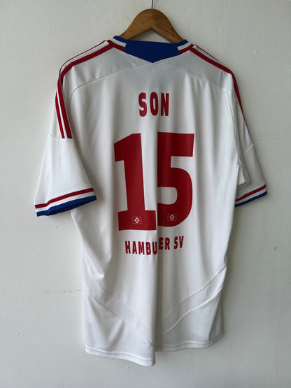 (XL) Hamburg SV 2011-12 Home Shirt Son #15