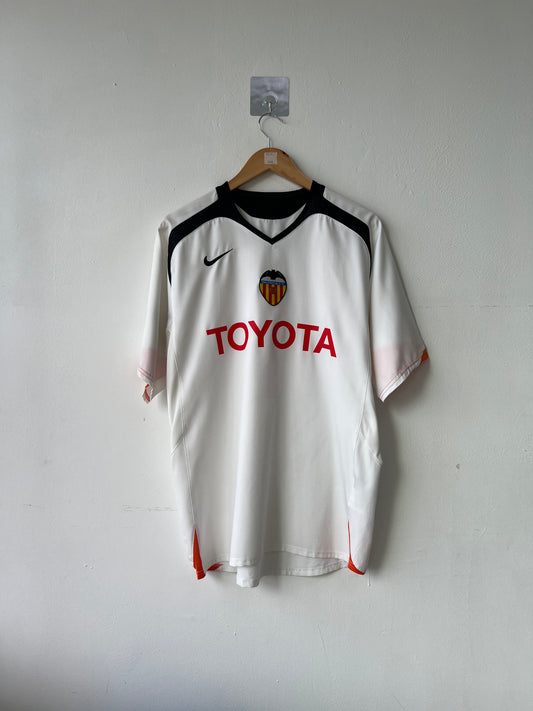 (L) Valencia 2005-06 Home Shirt David Villa #7