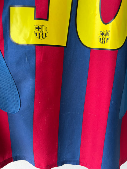 (M) Barcelona 2005-06 Home Shirt Messi #30