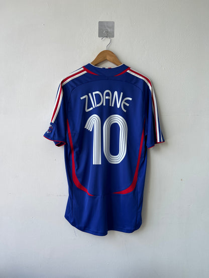 (L) France 2006-07 Home Shirt Zidane #10