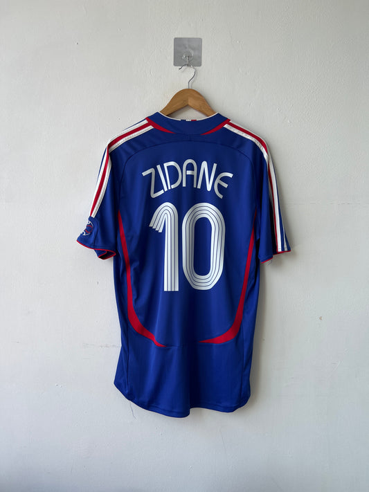 (L) France 2006-07 Home Shirt Zidane #10