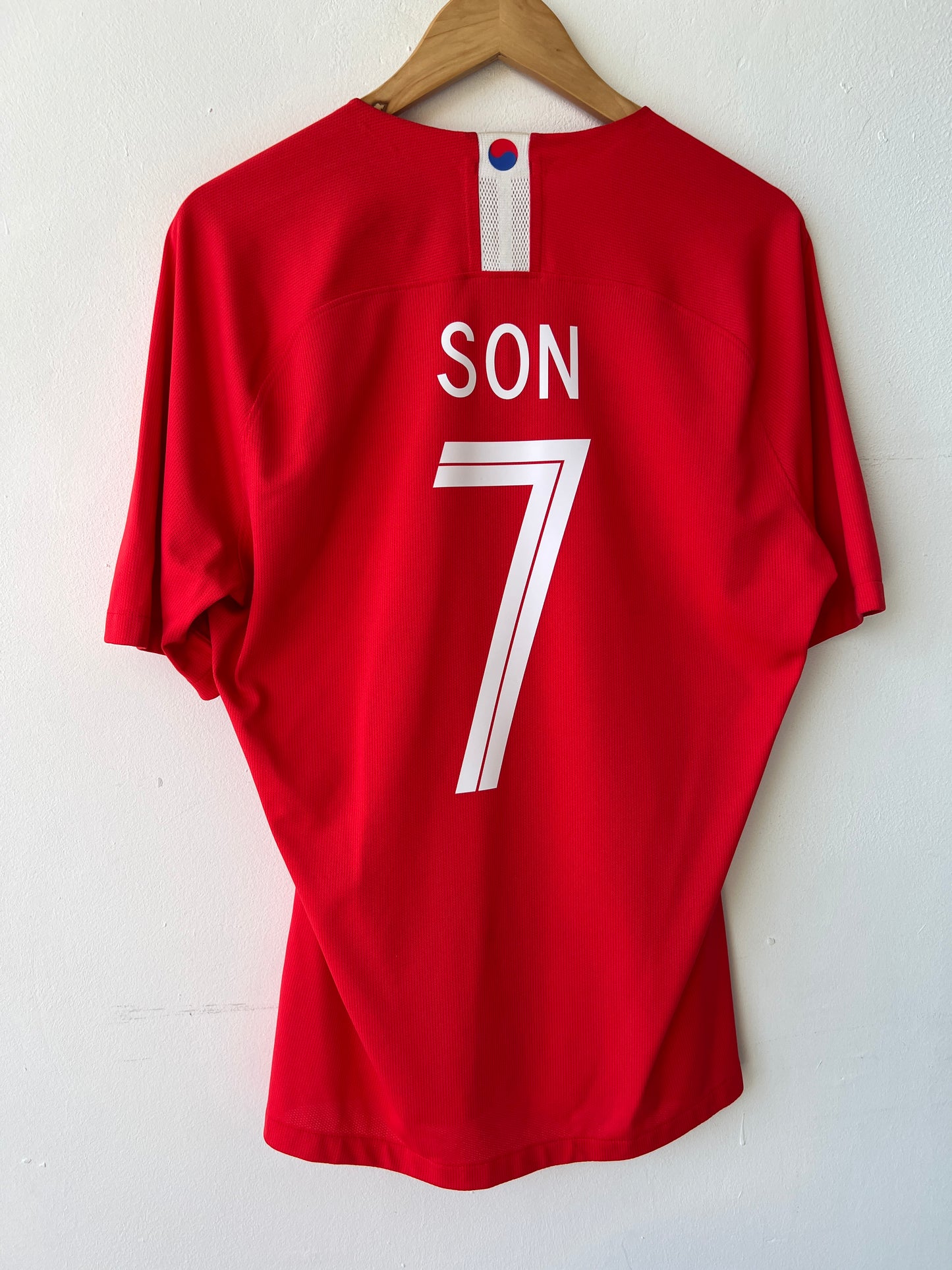 (XL fits L) South Korea 2018-20 Home Player Version Shirt Son #7