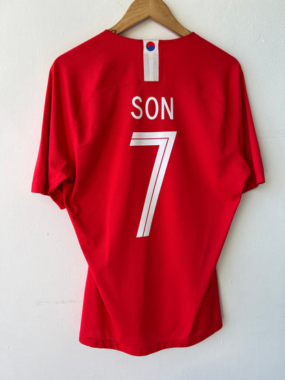 (XL fits L) South Korea 2018-20 Home Player Version Shirt Son #7