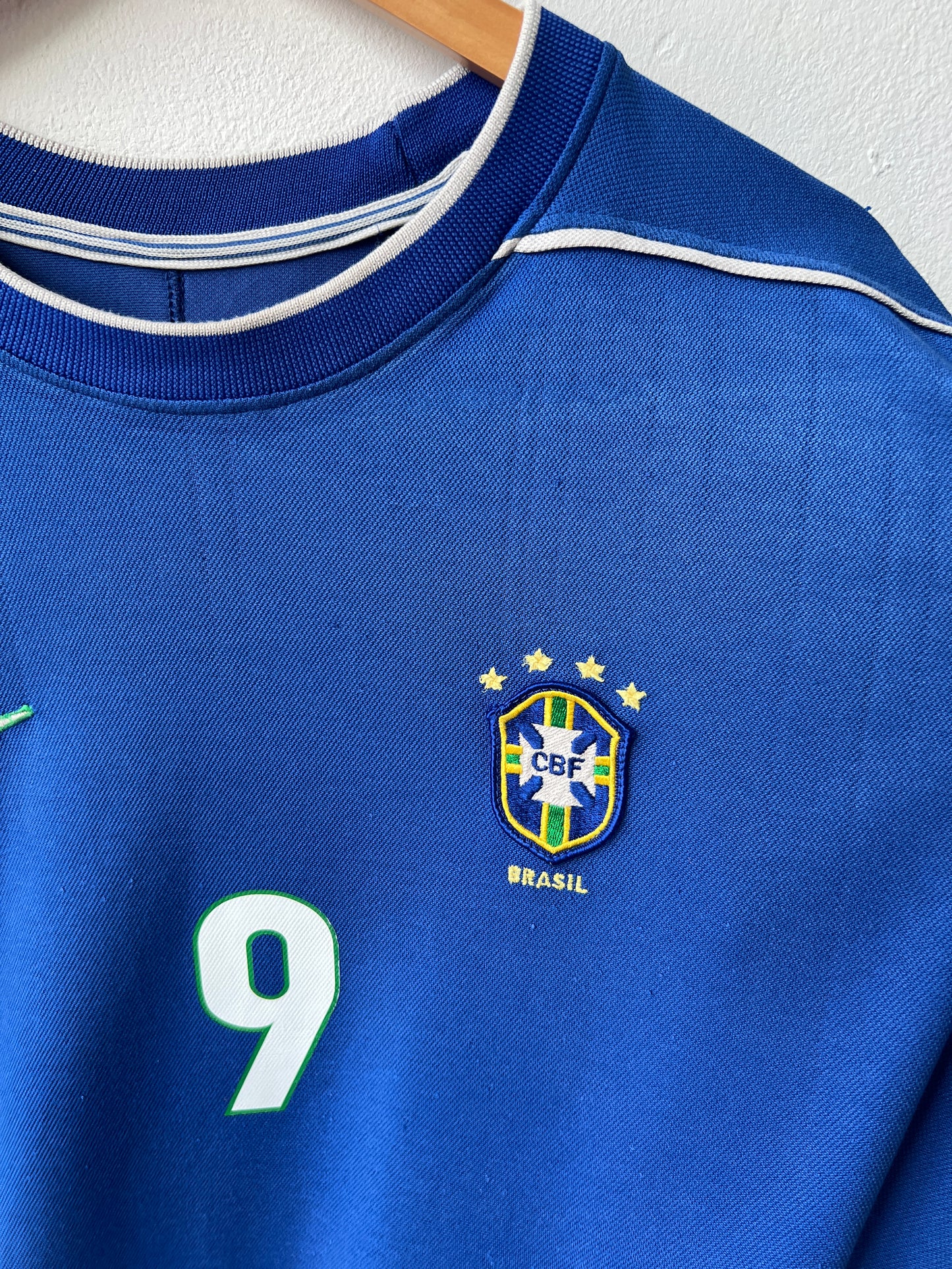 (XL) Brazil 1998-00 Away Shirt Ronaldo #9