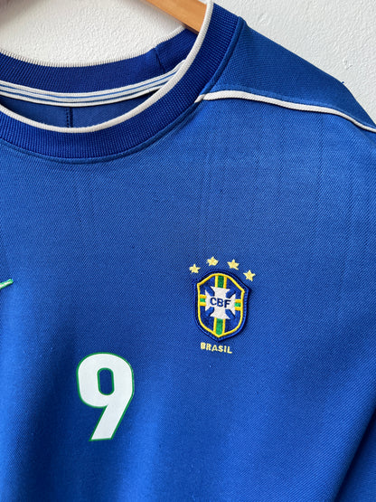 (XL) Brazil 1998-00 Away Shirt Ronaldo #9