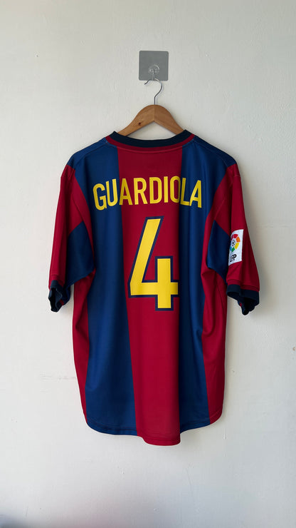 Barcelona 1998-99 Home Shirt Guardiola #4 (L)