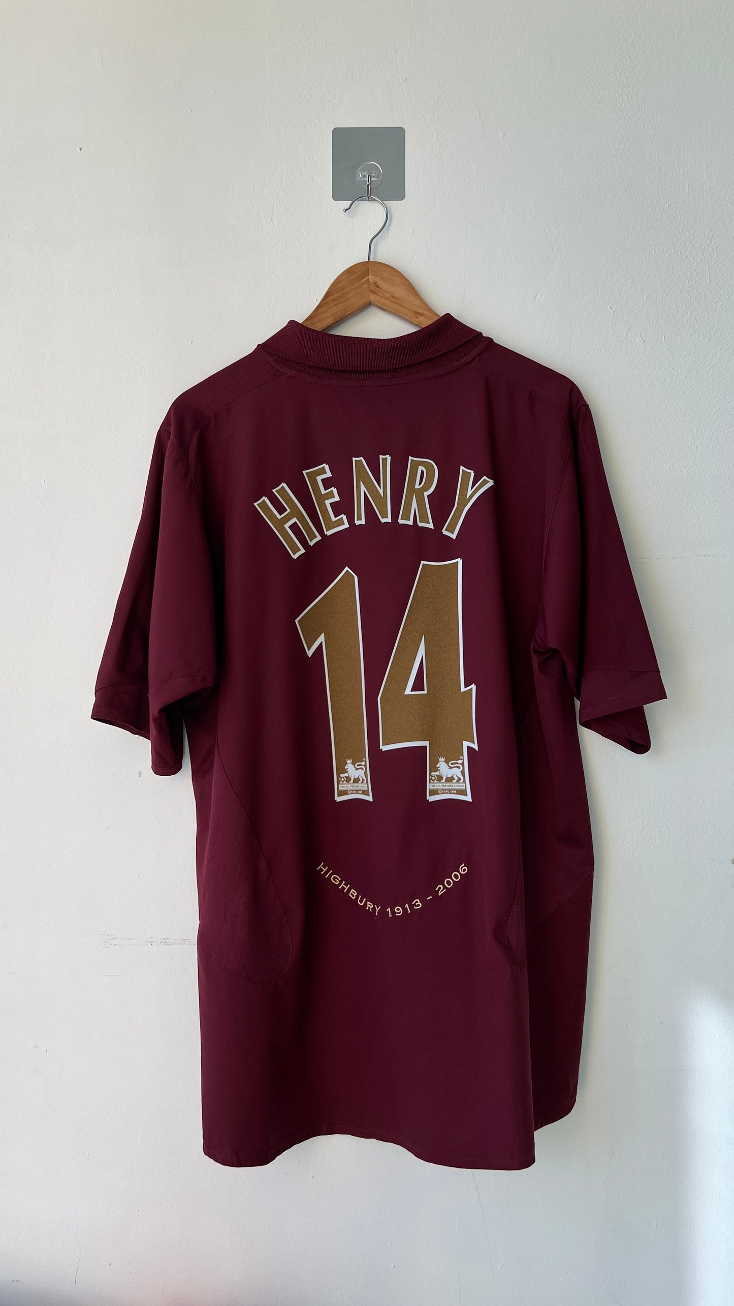 Arsenal 2005-06 Home 'Highbury' Shirt Henry #14 (XL)