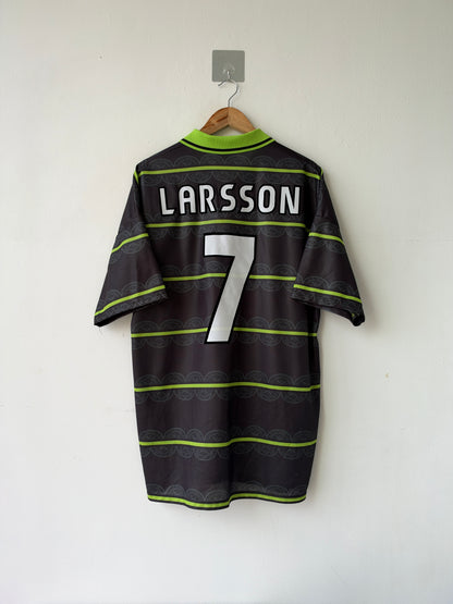 (XL) Celtic 1998-99 Away Shirt Larsson #7