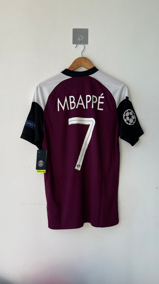 PSG 2020-21 Third Shirt Mbappe #7 (Brand New) (M)