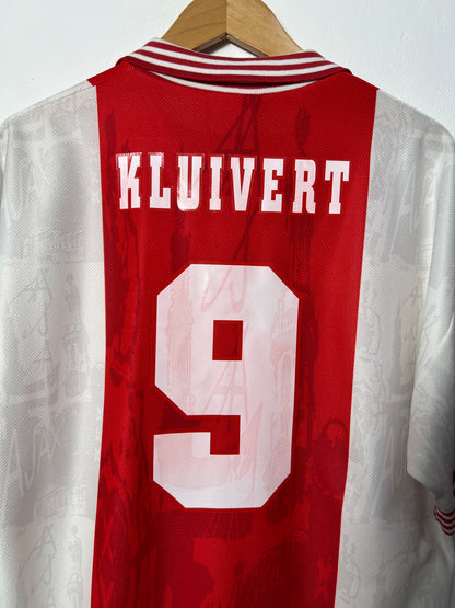 (L) Ajax 1996-97 Home Shirt Kluivert #9
