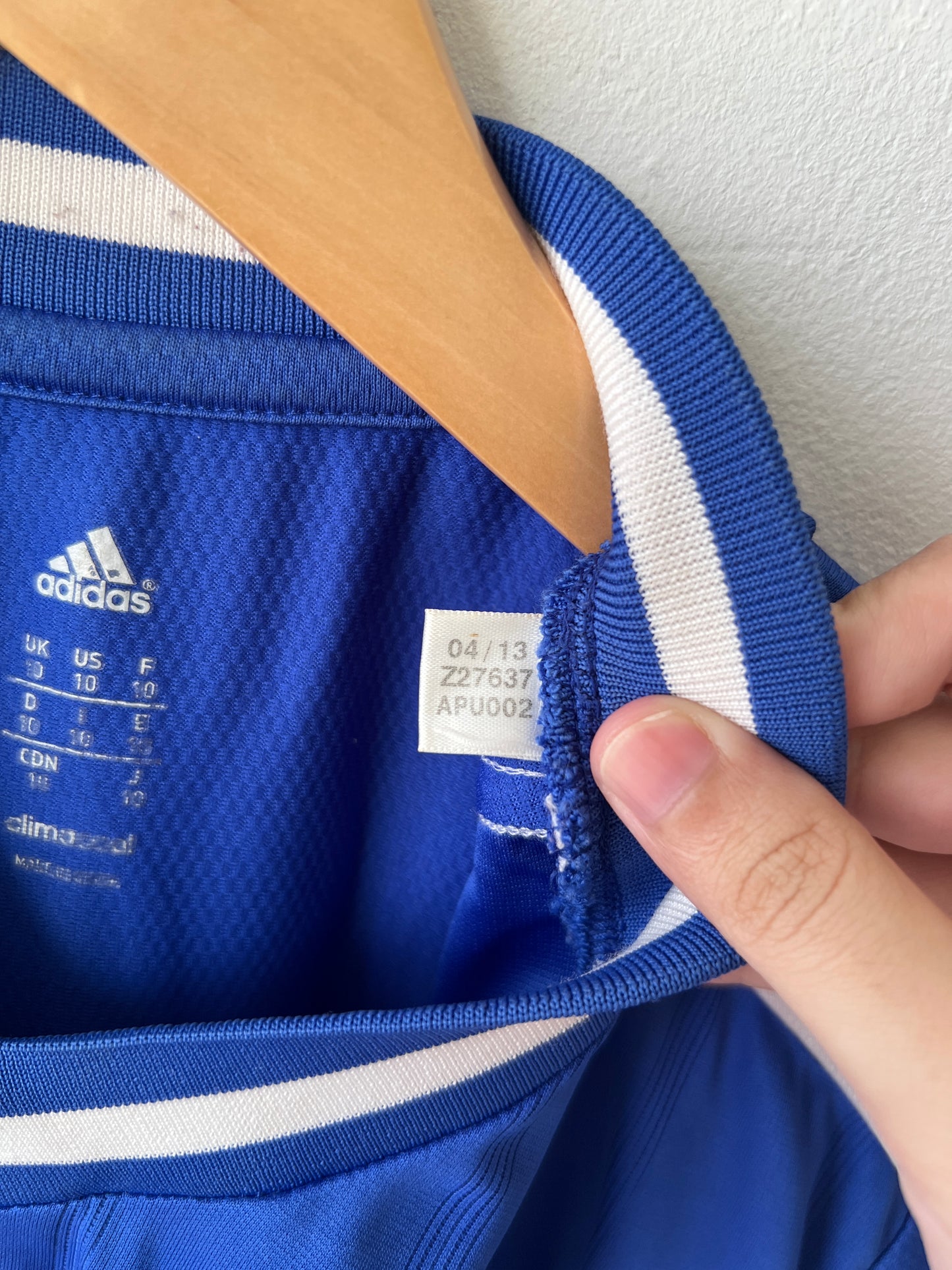 (XL/Size 10) Chelsea 2013-14 Home Player Version Shirt Oscar #11