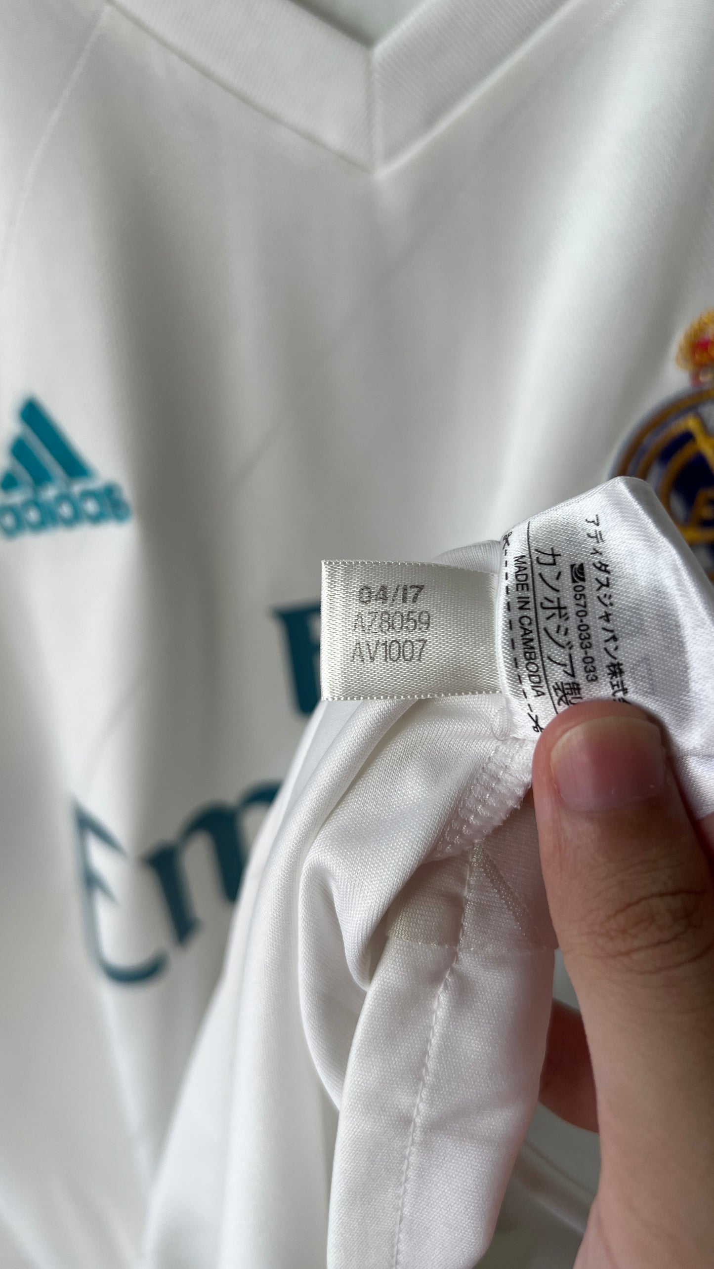 Real Madrid 2017-18 Home Shirt Ronaldo #7 (M/L)