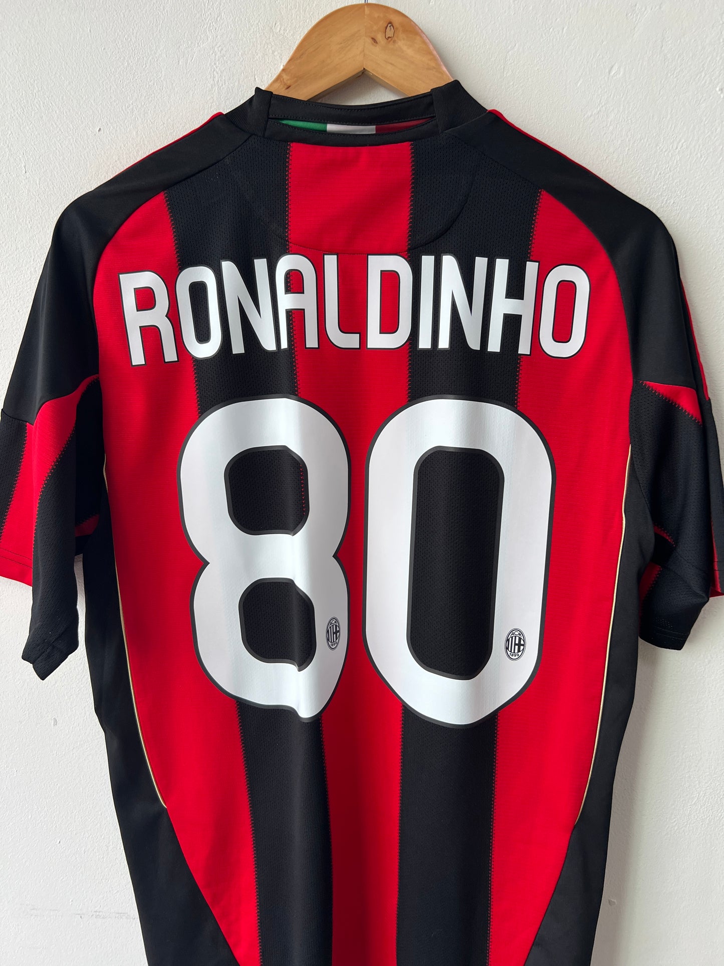 (M) AC Milan 2010-11 Home Shirt Ronaldinho #80