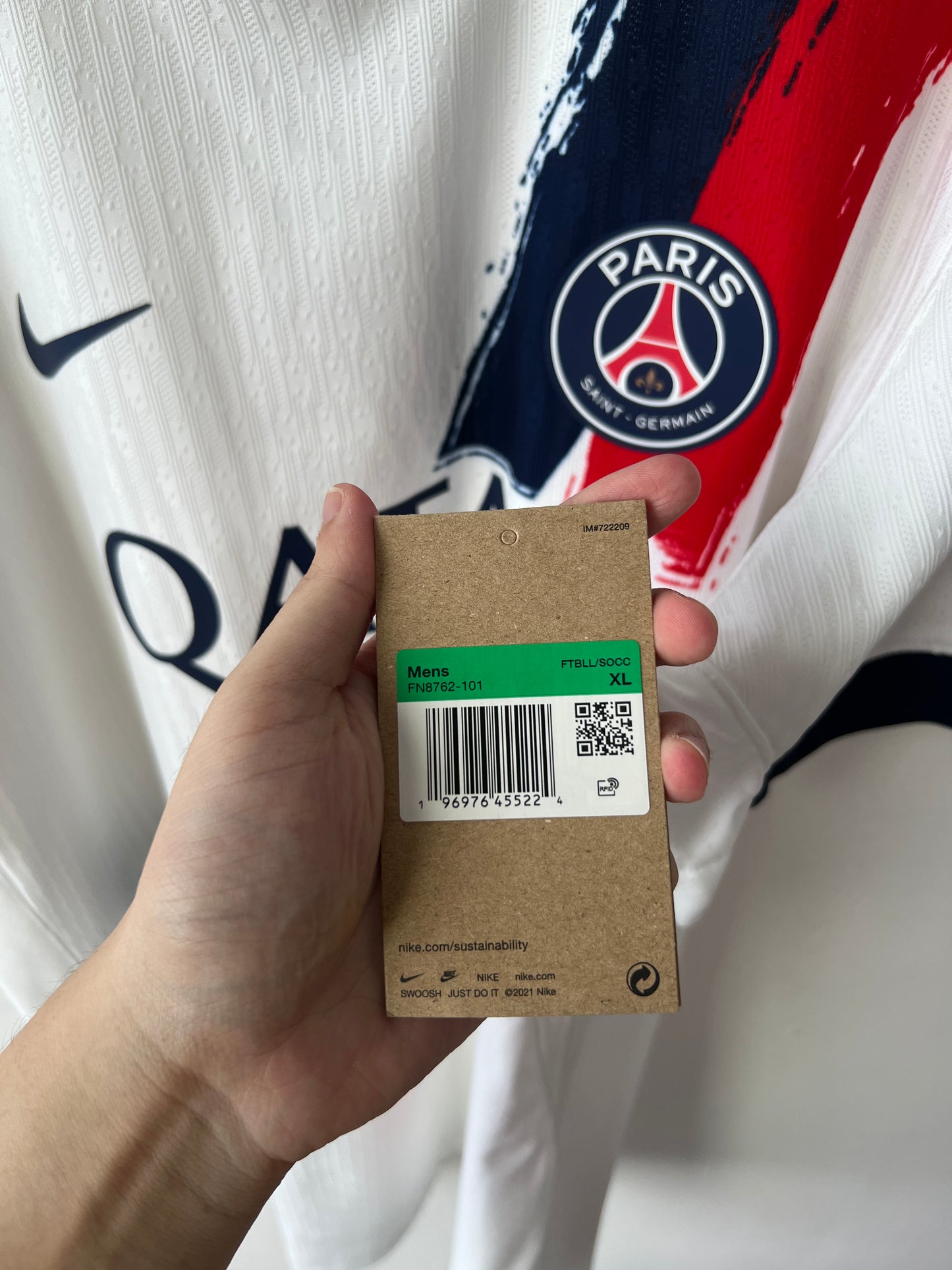 (XL) PSG 2024-25 Away Player Version Shirt (NEW)