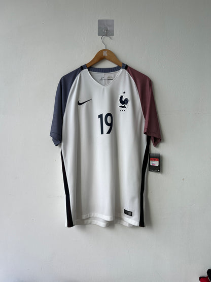 (L) France 2016-17 Home Shirt Pogba #19 (NEW)
