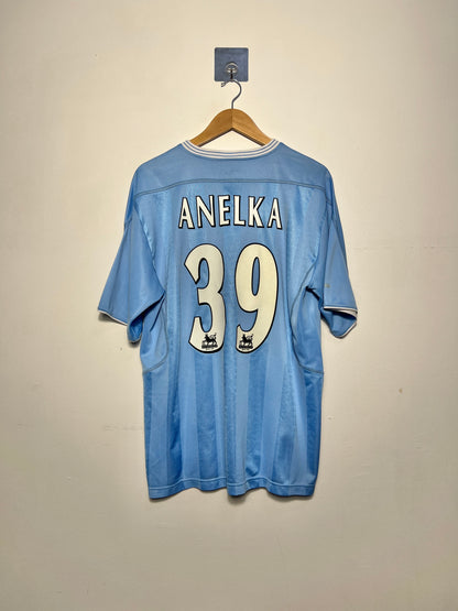 (L) Manchester City 2003-04 Home Shirt Anelka #39