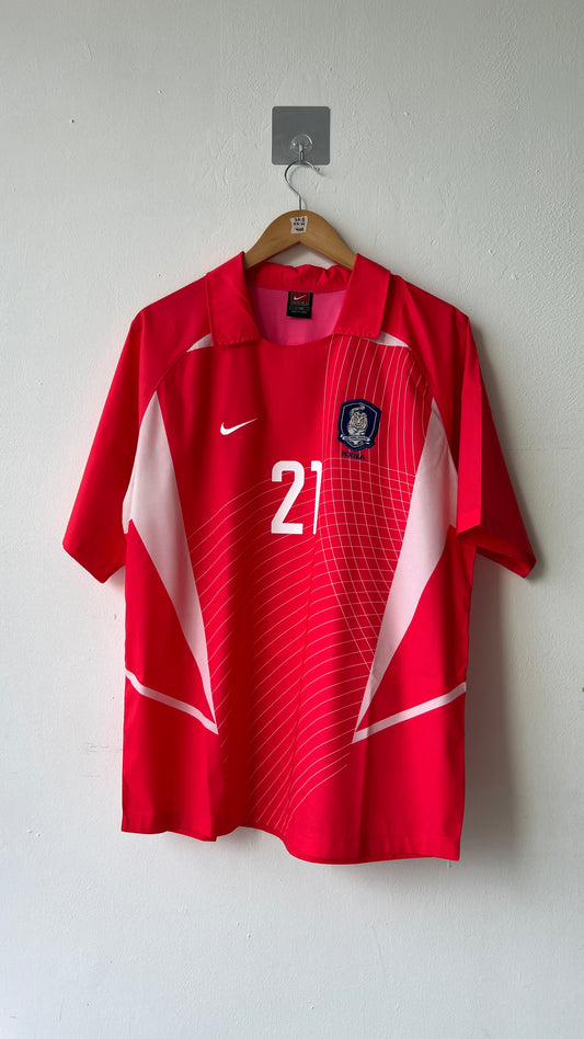 South Korea 2002 Home Shirt J S Park #21 (L)