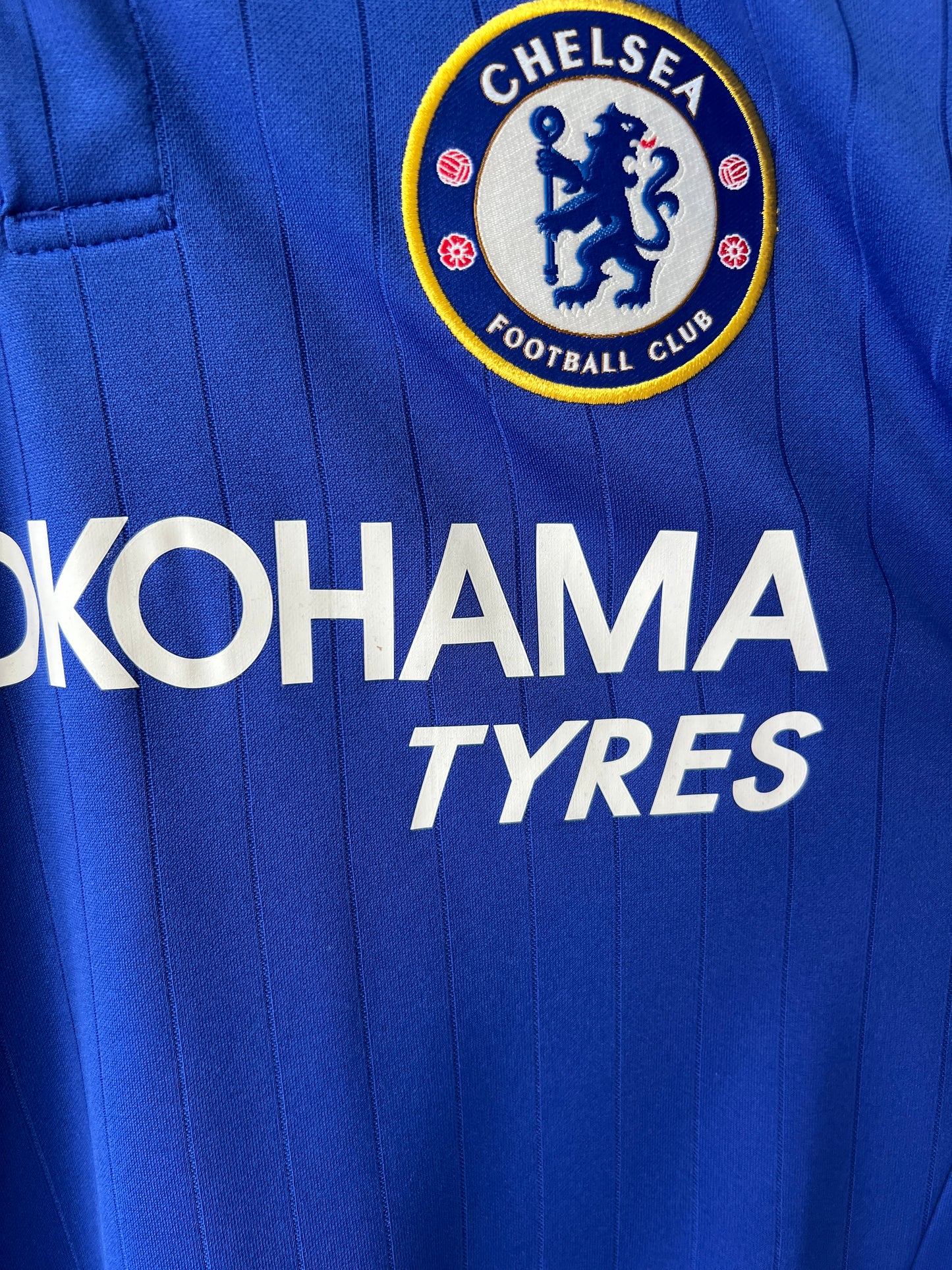 (M) Chelsea 2015-16 Home Shirt Hazard #10