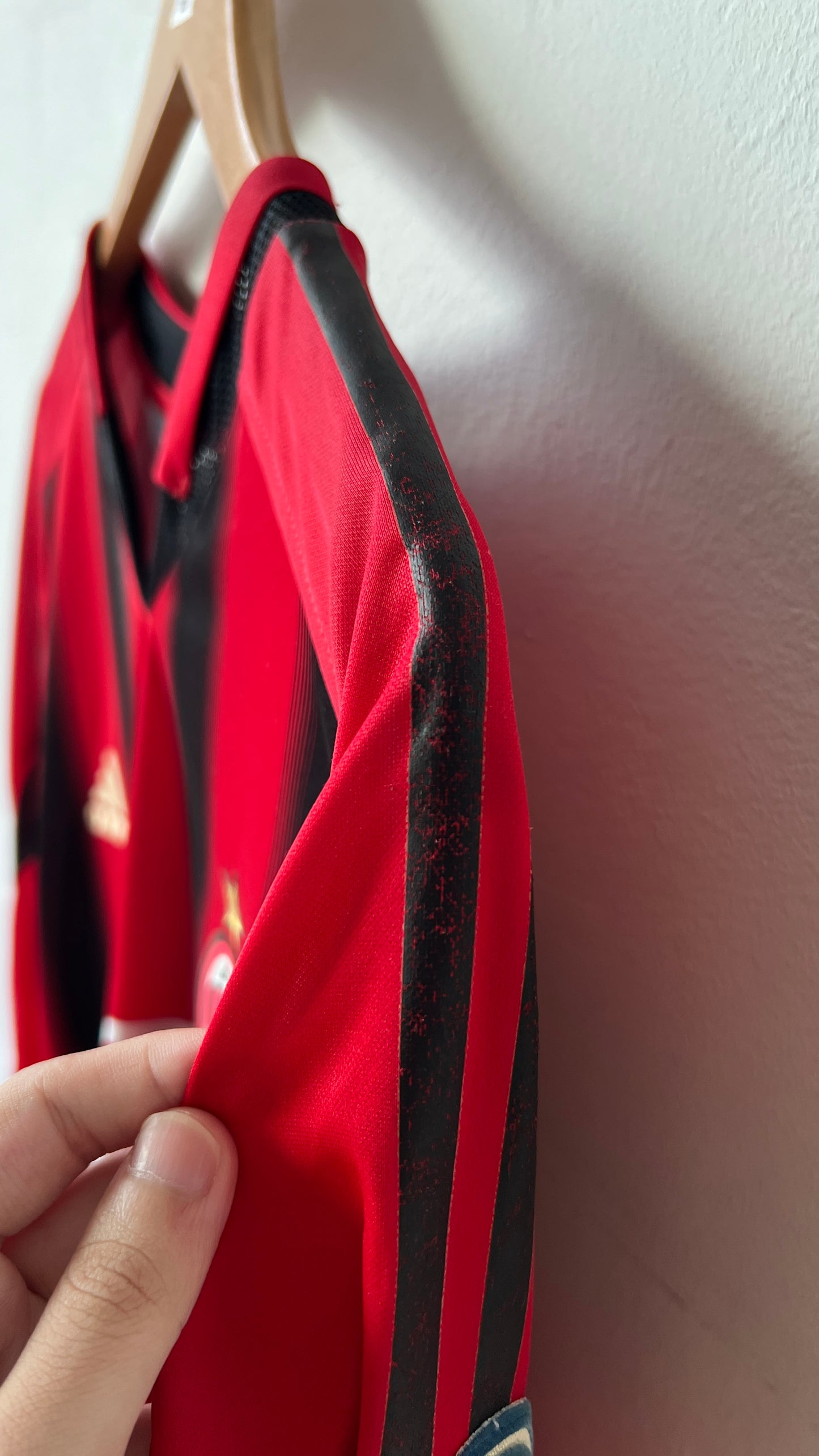 AC Milan 2004-05 Home L/S Shirt Rui Costa #10 (M fits L)