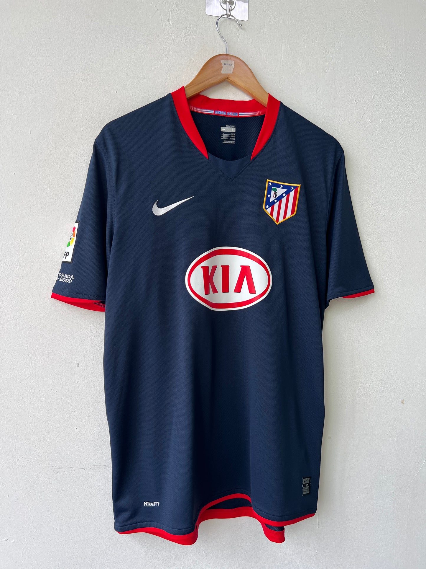 (L) Atletico Madrid 2008-09 Away Shirt Kun Aguero #10