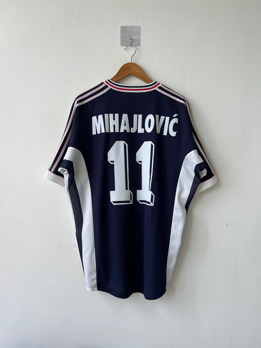 (L fits XL) Yugoslavia 1998-99 Home Shirt Mihajlovic #11