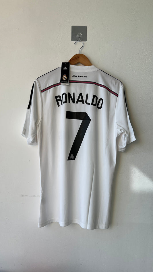 Real Madrid 2014-15 Home Shirt Ronaldo #7 (L) (Brand New)