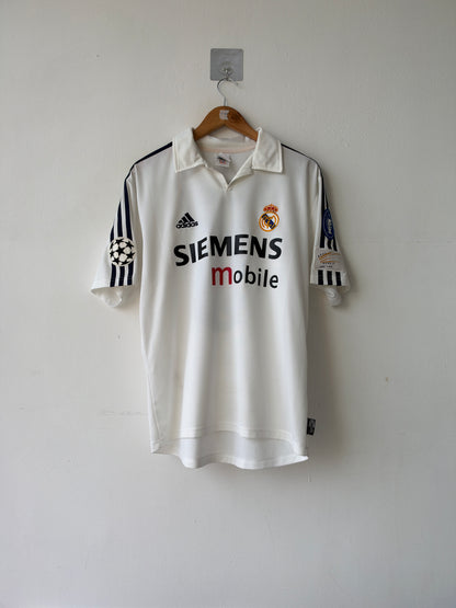 (M) Real Madrid 2002-03 CL Home Shirt Zidane #5