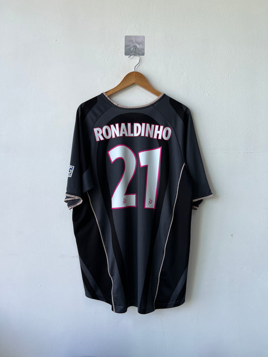 (XL) PSG 2001-02 Third Shirt Ronaldinho #21