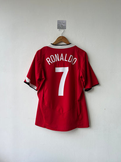 (M) Manchester United 2004-06 Home Shirt Ronaldo #7