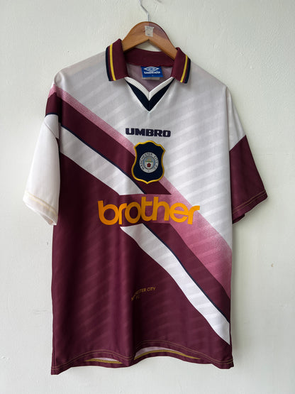 (L) Manchester City 1996-97 Away Shirt