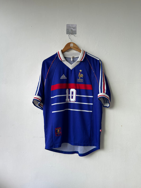 (M) France 1998-00 Home Shirt Zidane #10